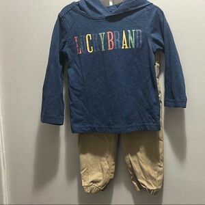 Lucky Brand Blue Long Sleeve Matching Set